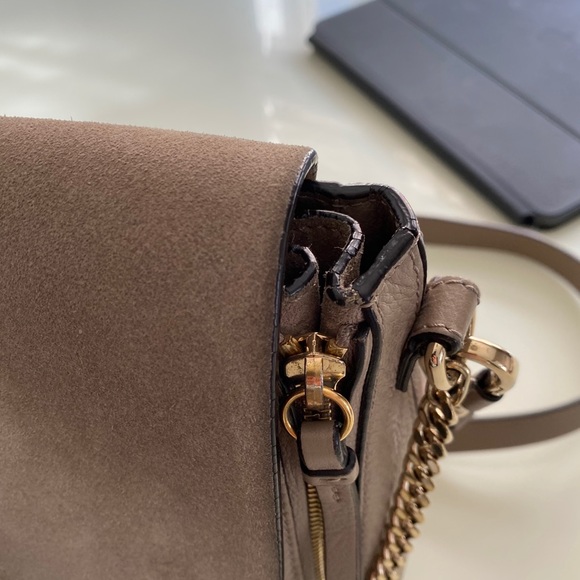 CHLOE FAYE small backpack in taupe main image 5